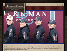 Tablet Screenshot of burkmancentre.com